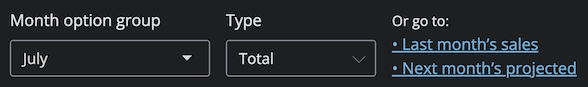 Links to set multiple parameters