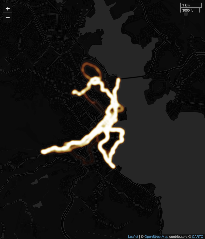 Strava heatmap 2026